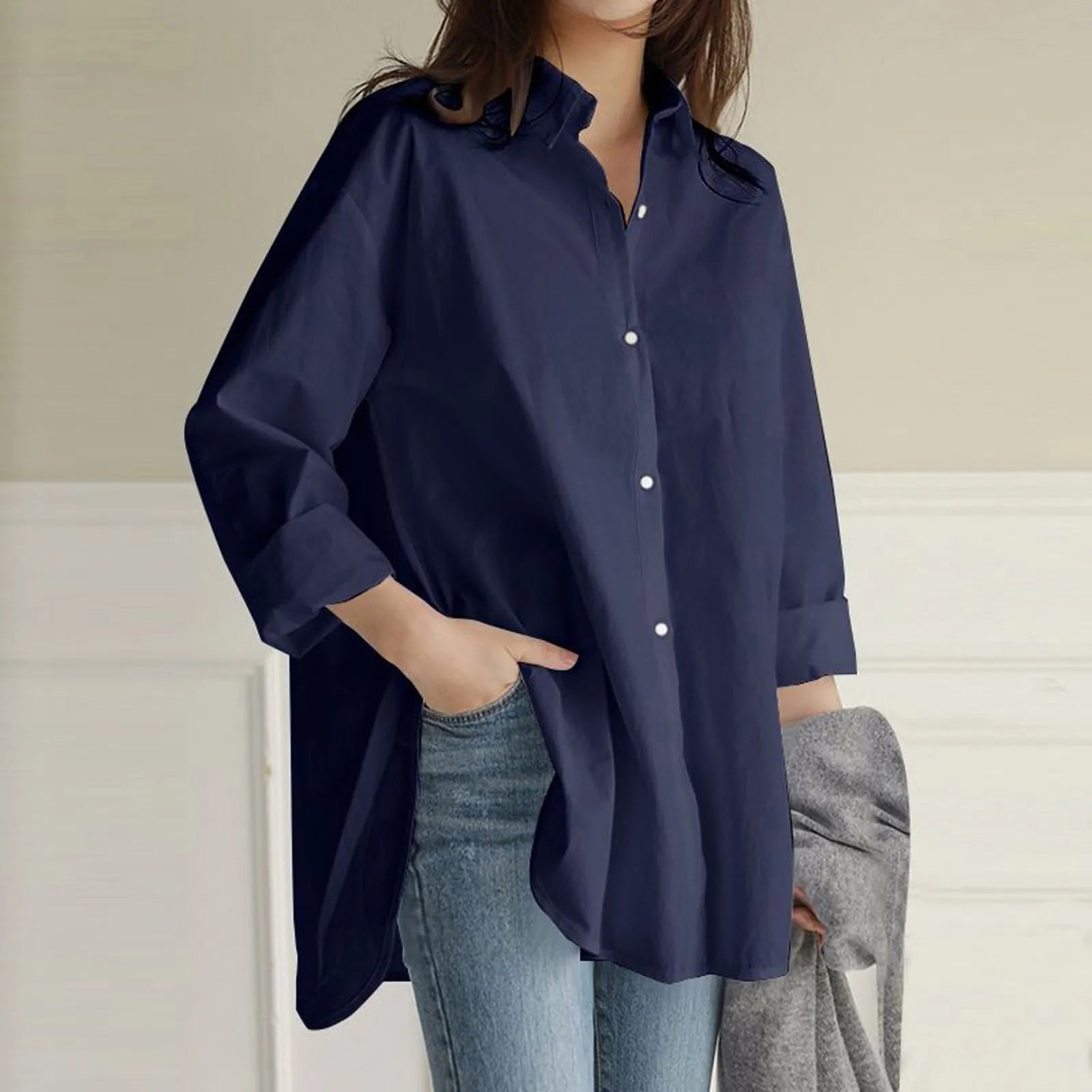 Casual Chic: Spring/Summer Women's Loose Blouse - SHACNI