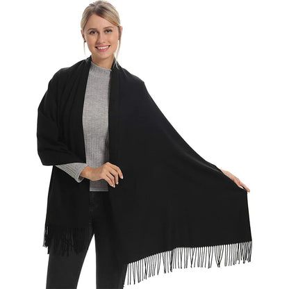 Fashion Women Scarf: Solid Color Thin Shawls