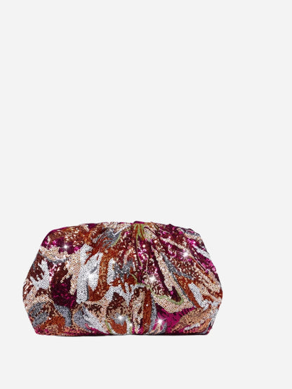 Dazzling Rose Red Evening Clutch Bag