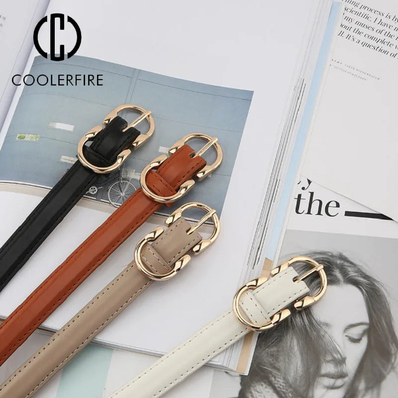 Women's Thin Skinny Casual Belt