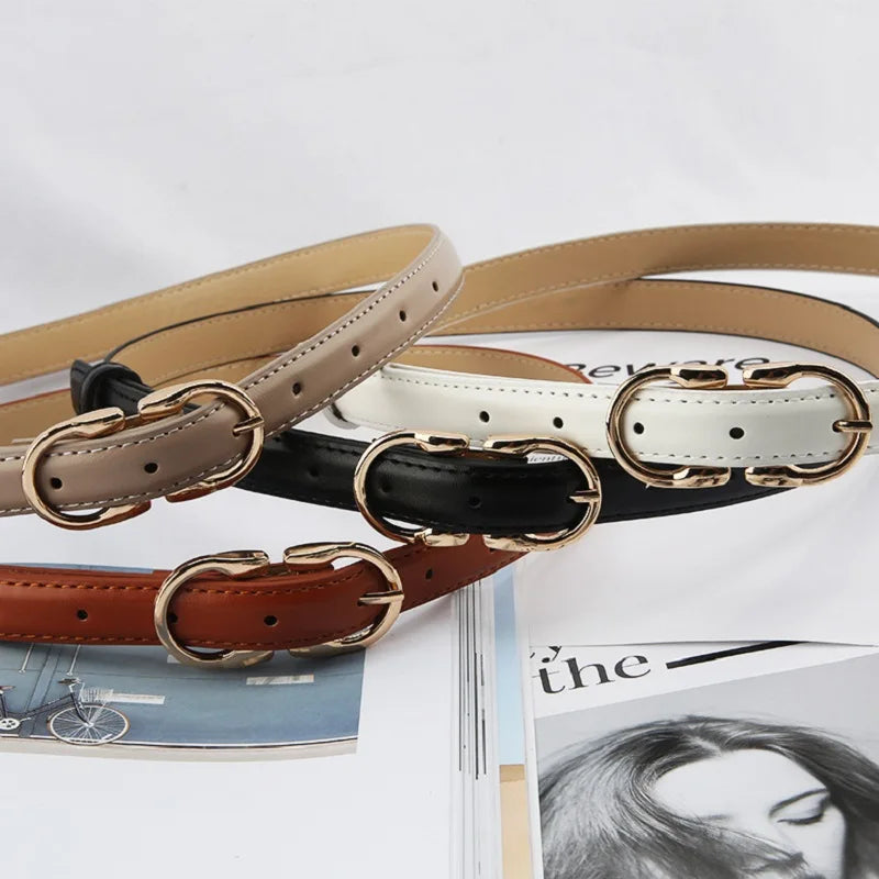 Women's Thin Skinny Casual Belt