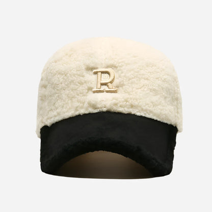 Winter Lambswool Baseball Cap