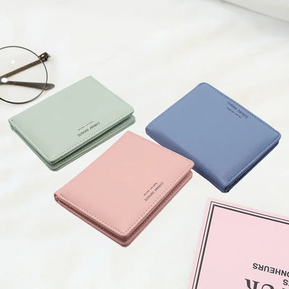 Women's Simple Letter Bifold Short Wallet