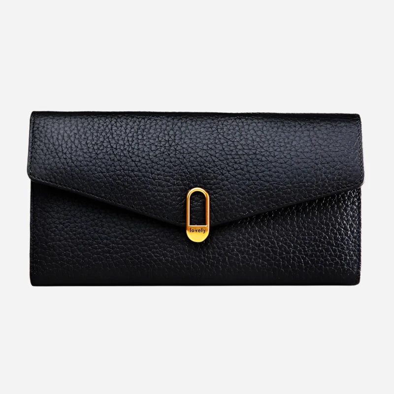 Luxury Genuine Leather RFID Wallet for Women