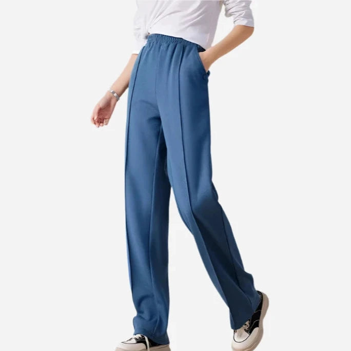 Women’s Elastic Waist Straight Loose pants