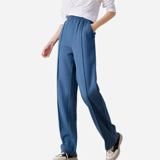 Women’s Elastic Waist Straight Loose pants