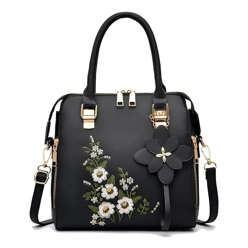 Floral Detail Shoulder Bag