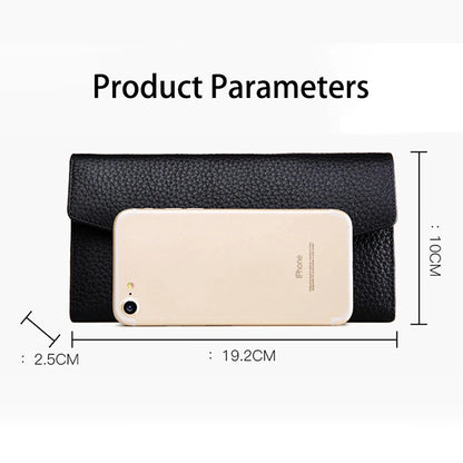 Luxury Genuine Leather RFID Wallet for Women