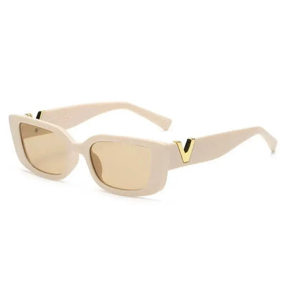 Retro Rectangular Small Frame Sunglasses