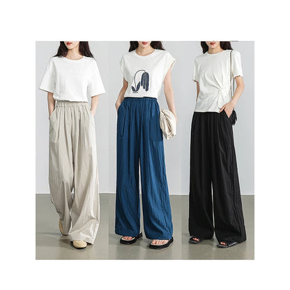 Women’s Wrinkle Casual Japanese Lazy Mountain Pants