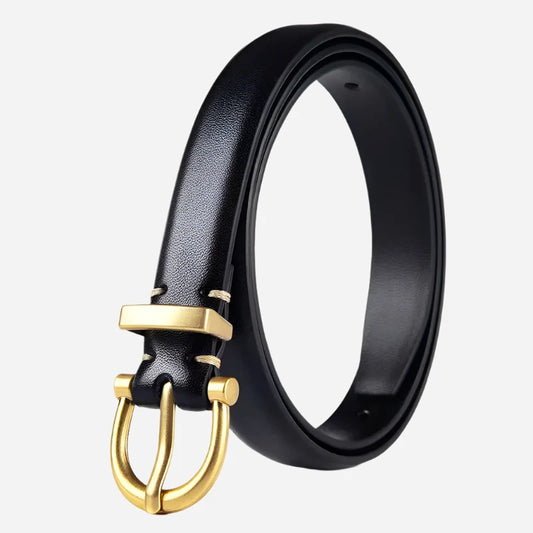 Belt with Metal Buckle