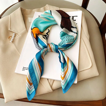 Silk Square Scarf for Women