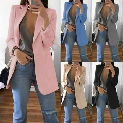 Fashion Forward: European and American Women's Slim Fit Blazer - SHACNI