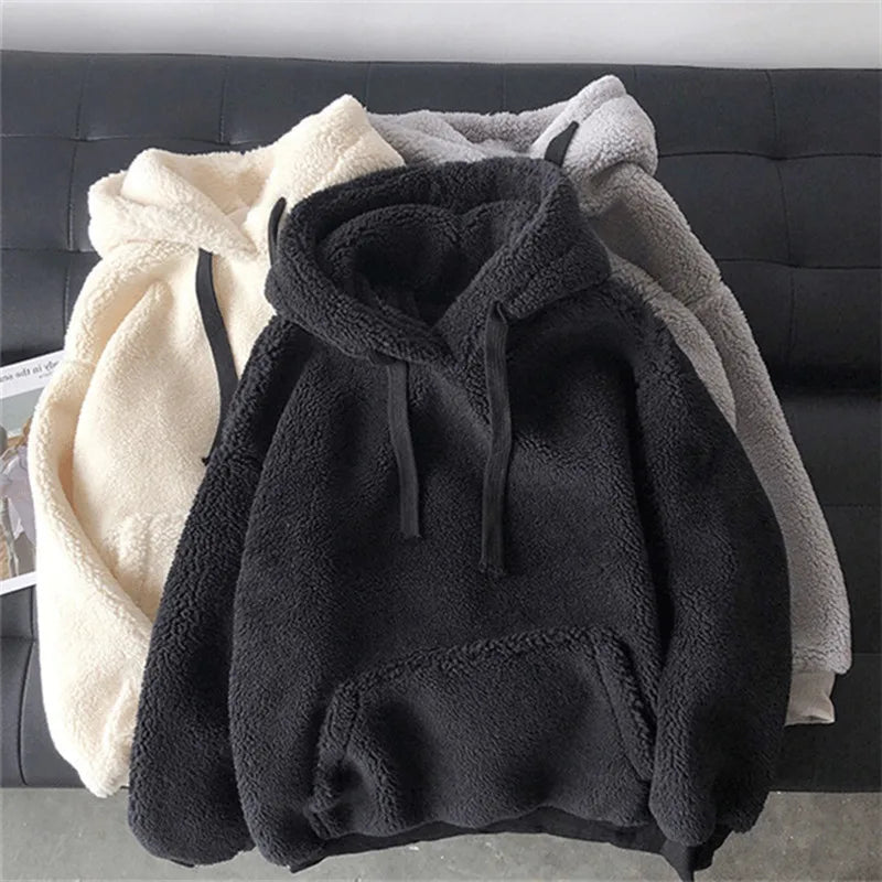 🧥 Cozy Warmth Meets Effortless Style 🍁 Loose Hooded Sweatshirts - SHACNI