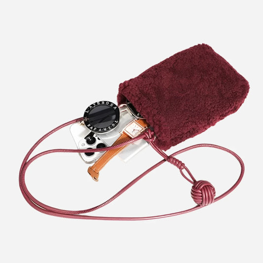 Designer Luxury Winter Wool Bag