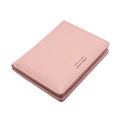 Women's Simple Letter Bifold Short Wallet