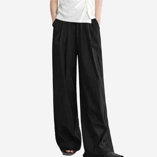 Women’s Wrinkle Casual Japanese Lazy Mountain Pants