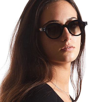 Handmade Acetate Round Retro Sunglasses