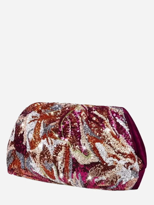 Rose Red Evening Clutch Bag