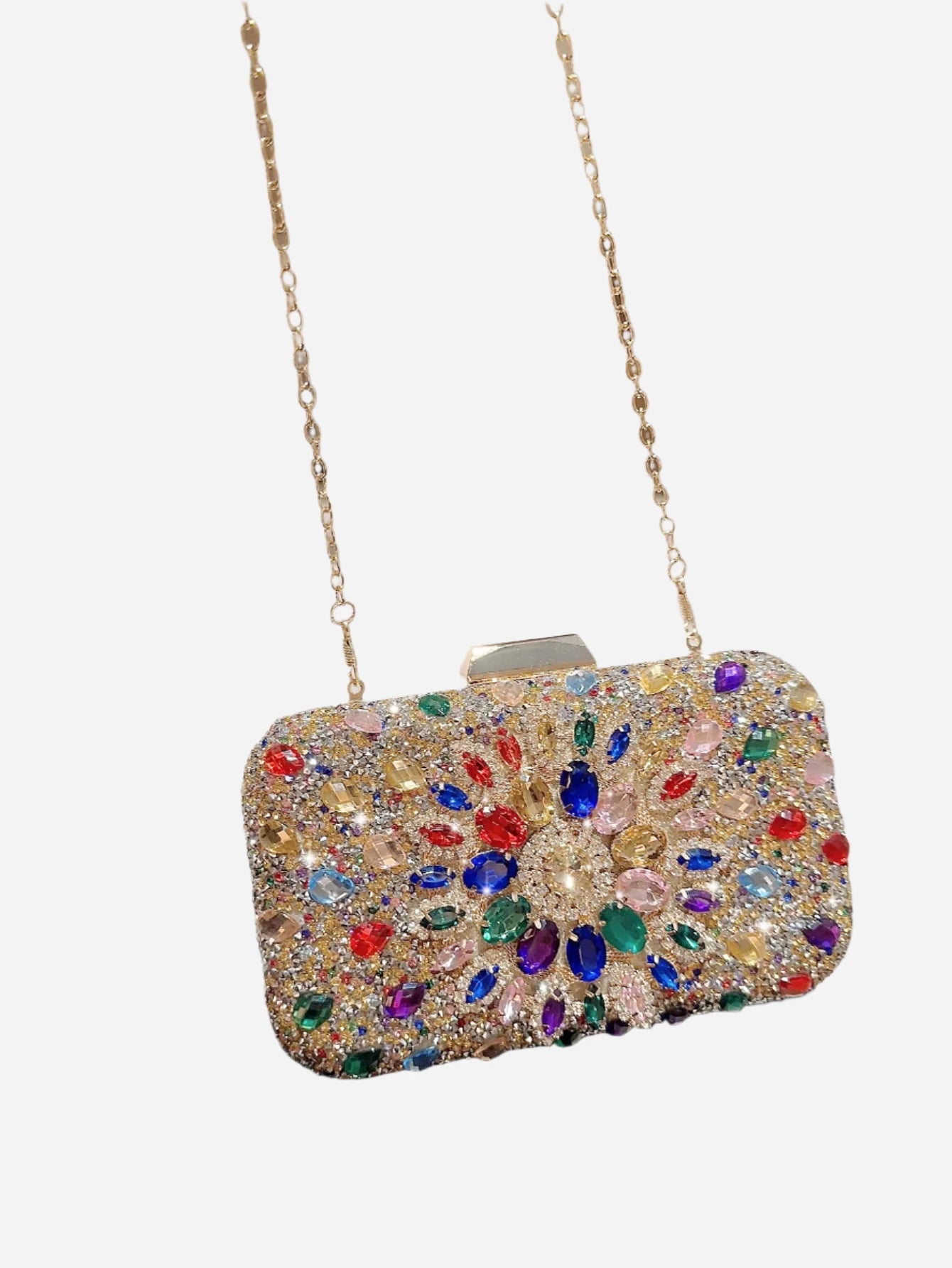 Shiny Rhinestone Diamond Clutch Bag