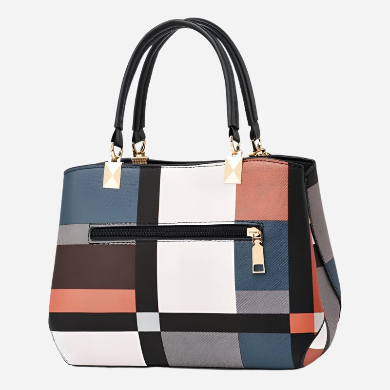 Plaid Pattern Handbag