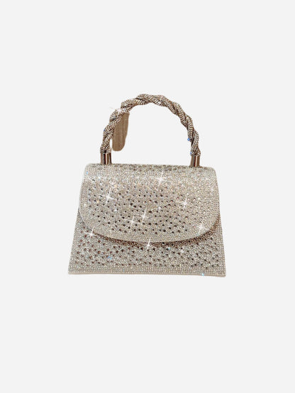 Shiny Diamond Flap Evening Bag