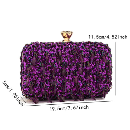 Glitter Party Evening Clutch Bag