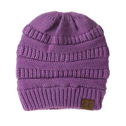 Ponytail Wool Hat